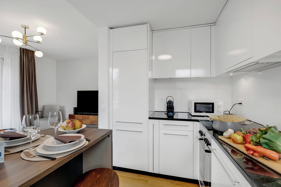 Kitchen and dining area