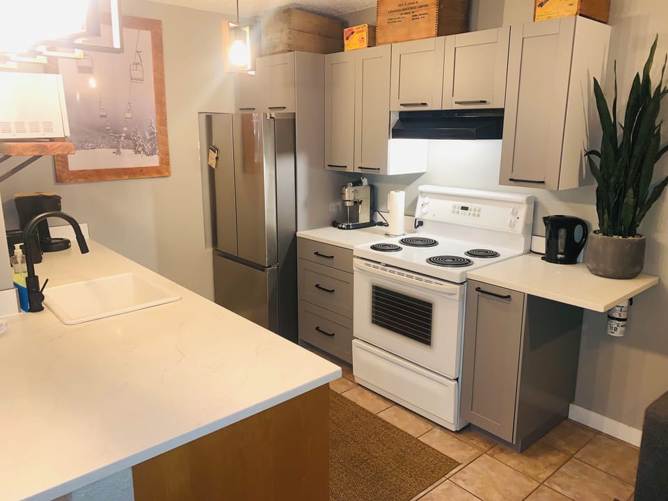 Modern open-plan kitchen with everything you'll need to keep the crew fed.