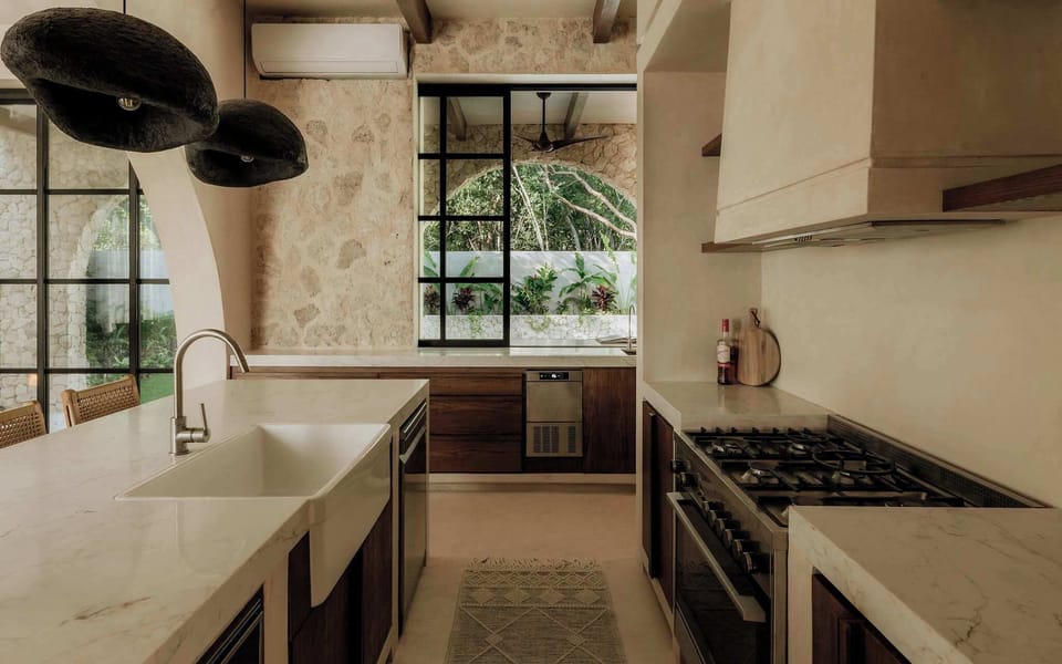Fully equipped and beautifully finished — your private chef approved.
