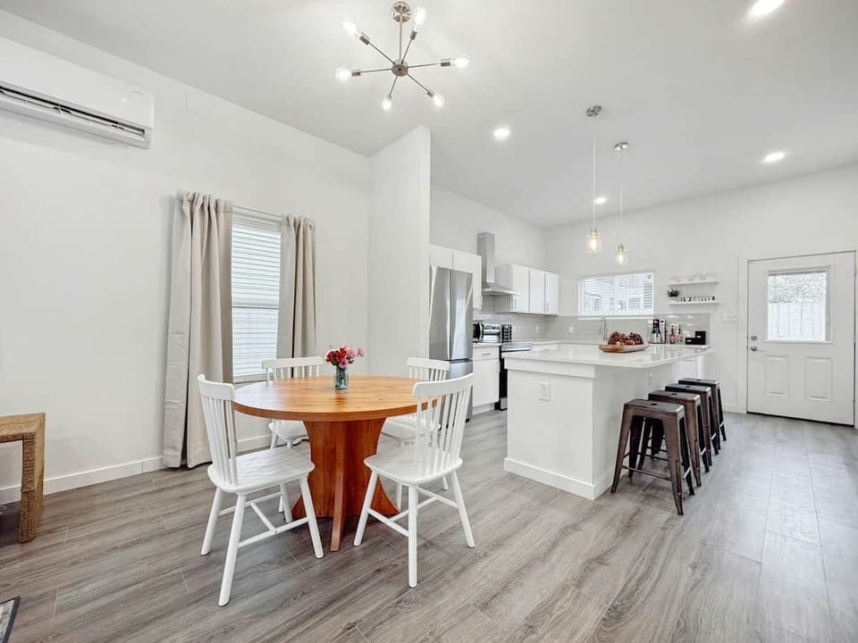 Dining table - seats 4. Island seats 4