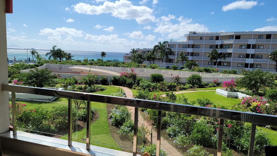 View from the balcony 
