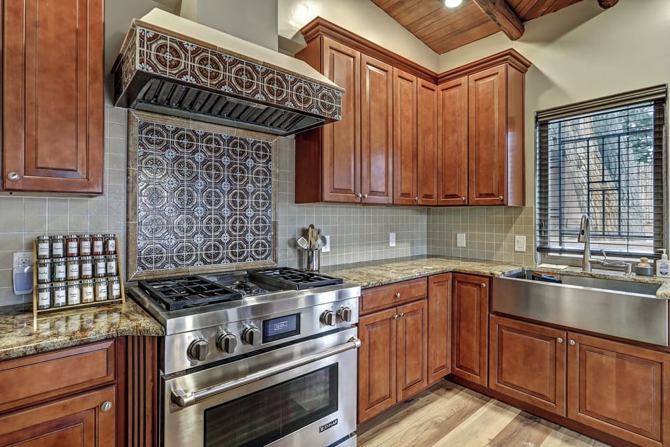Kitchen stove.