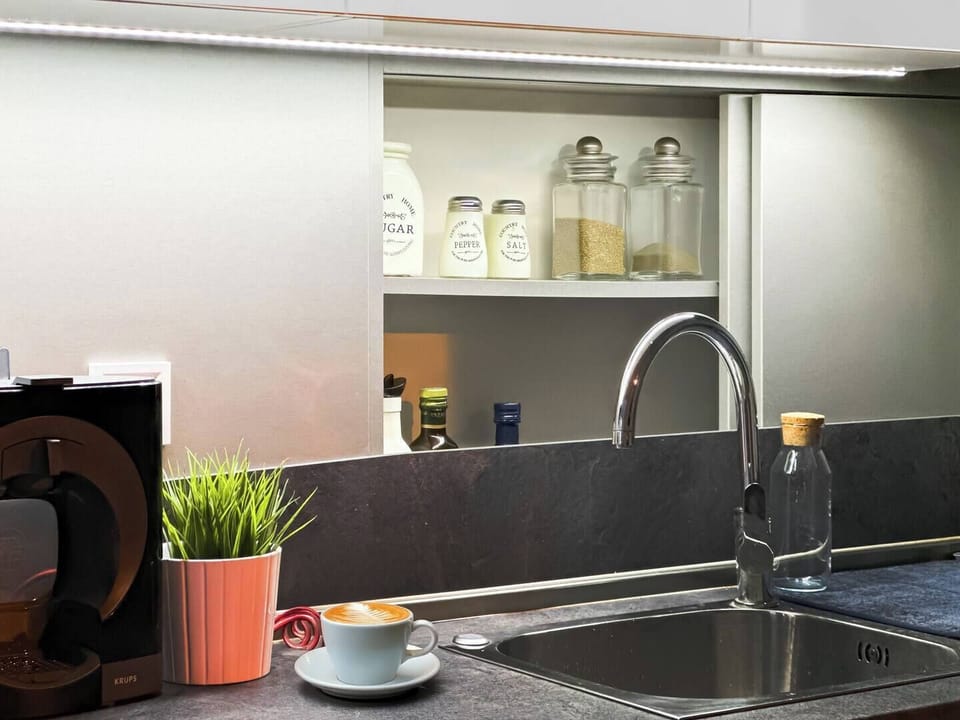 Cook up a storm in this fully equipped modern kitchen, complete with everything you need for a home-cooked meal. Reserve your dates now!