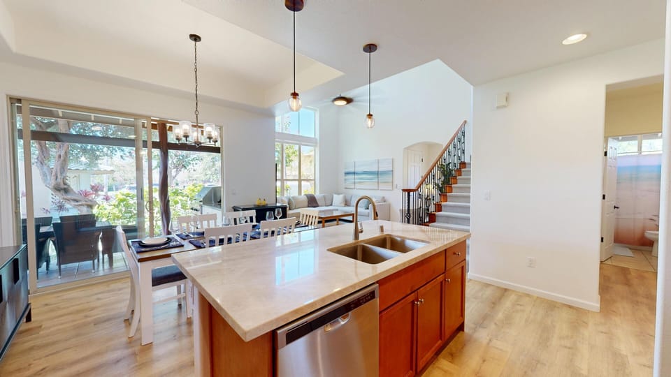 Lots of space for preparing delicious island inspired meals