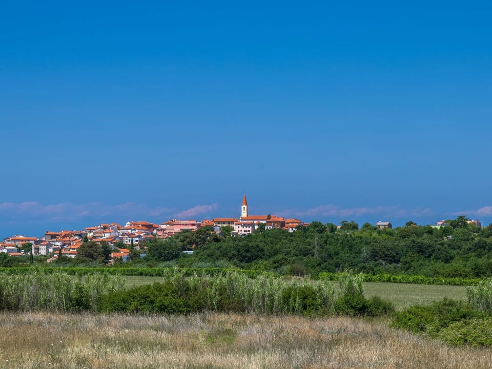 Daytime, Horizon, Landscape, Rural Area, Tower, Morning, Meadow, Field, Prairie, Village