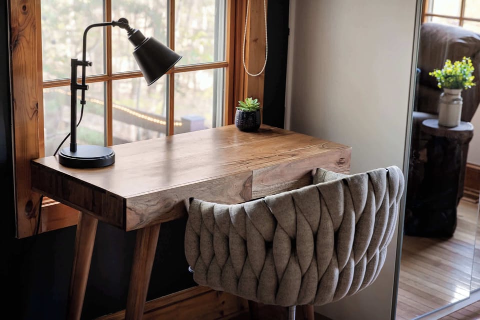 In-room desk by a bright window—ideal for quick emails before you get back to relaxing.