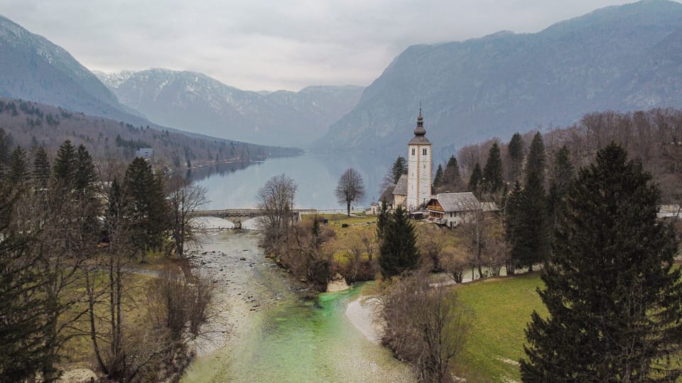 Lake Bohinj - just a 200 m away