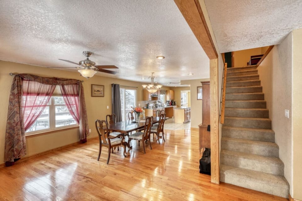 Separate dining room off the kitchen