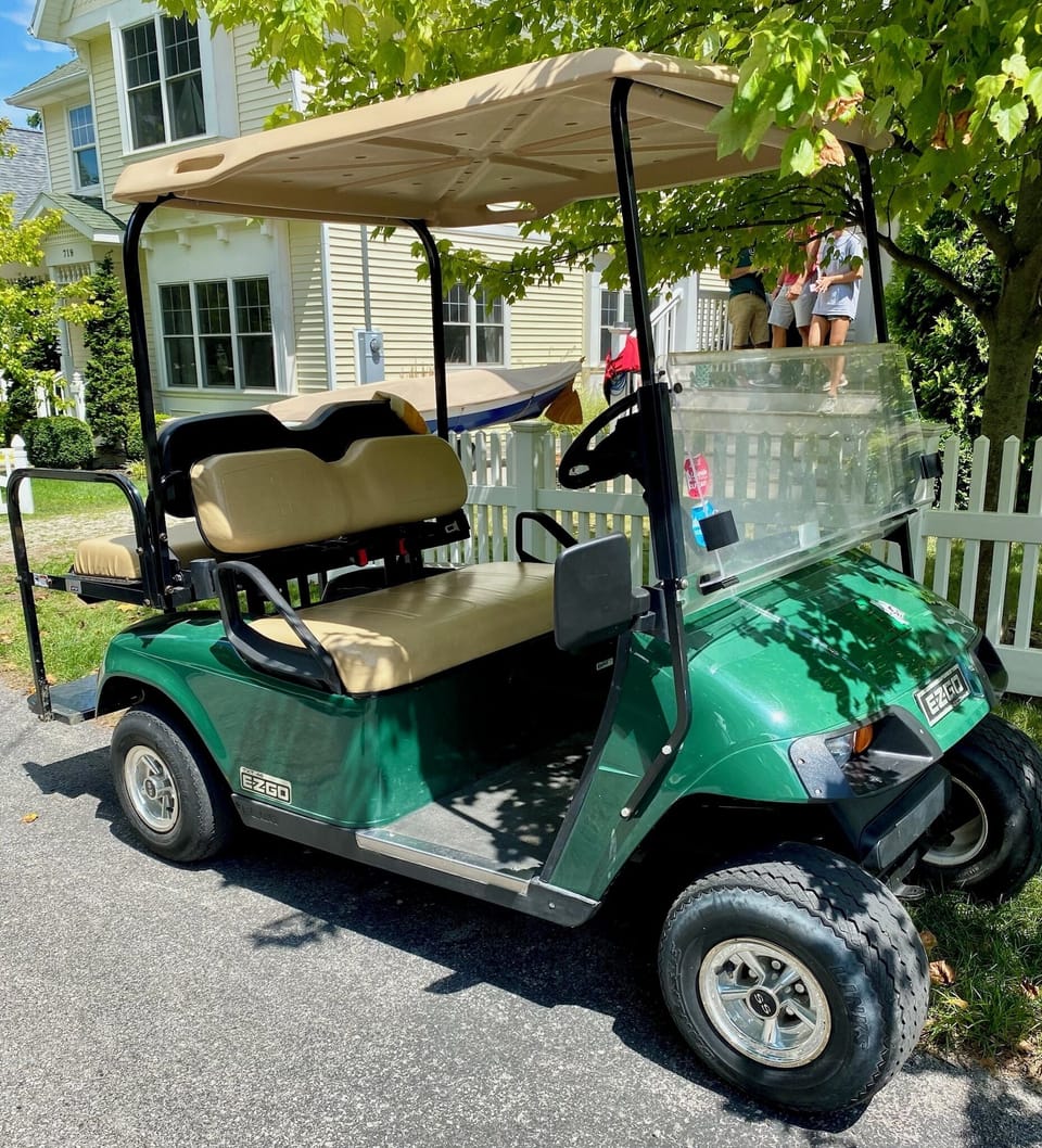 Golf Cart available - see property description for details
