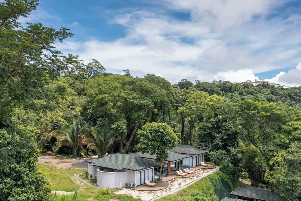 Private flat lot for easy parking and getting around the spacious 10,000 sq mtr property.