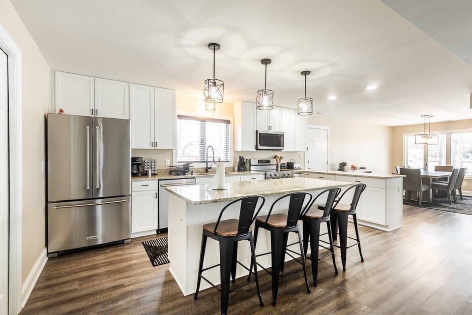 The kitchen space has been designed for the chef of the family to feel right at home.