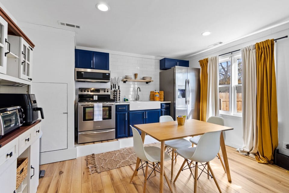 Spend quality time with family and friends at the 4-seater dining table