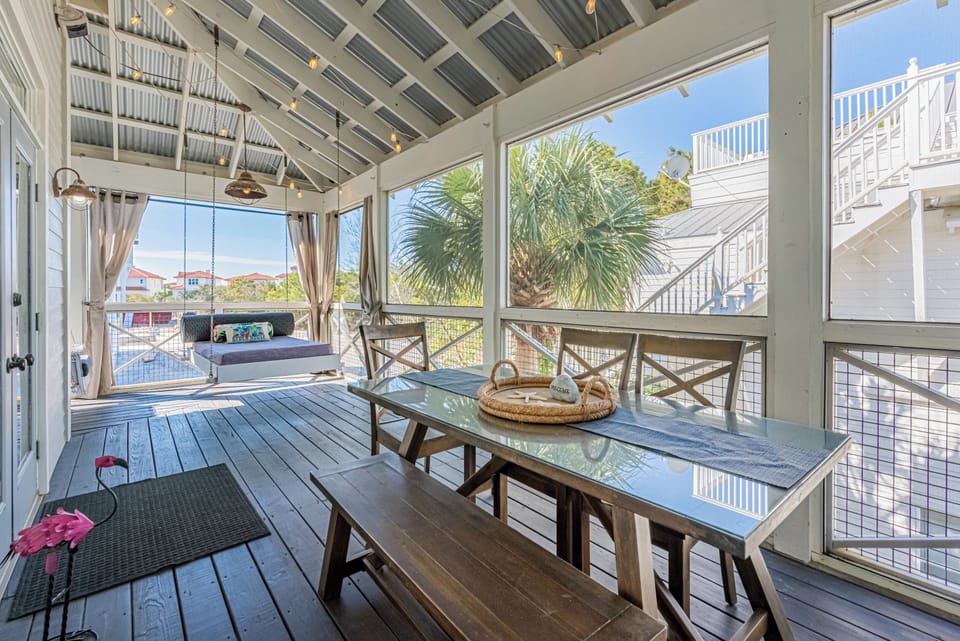 Dining Area on Screened Balcony