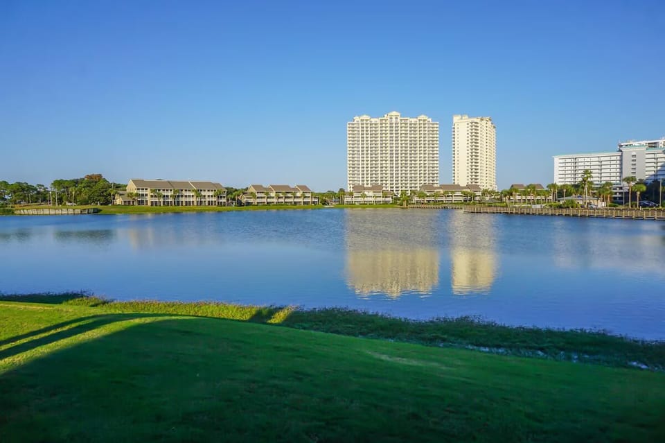 Lake view from the patio