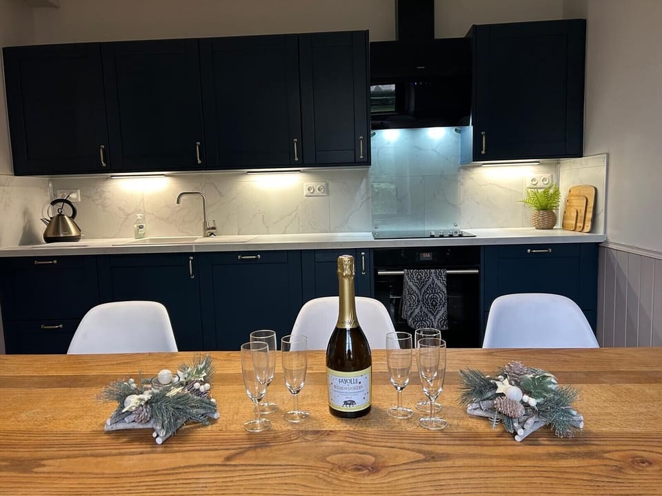 Kitchen and dining room