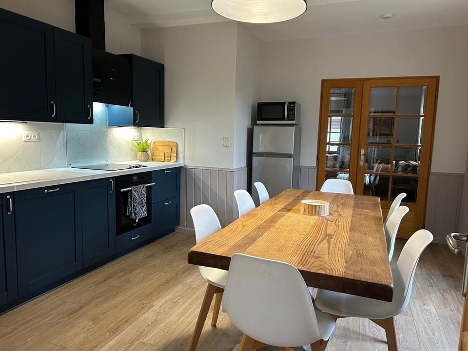 Kitchen and dining room