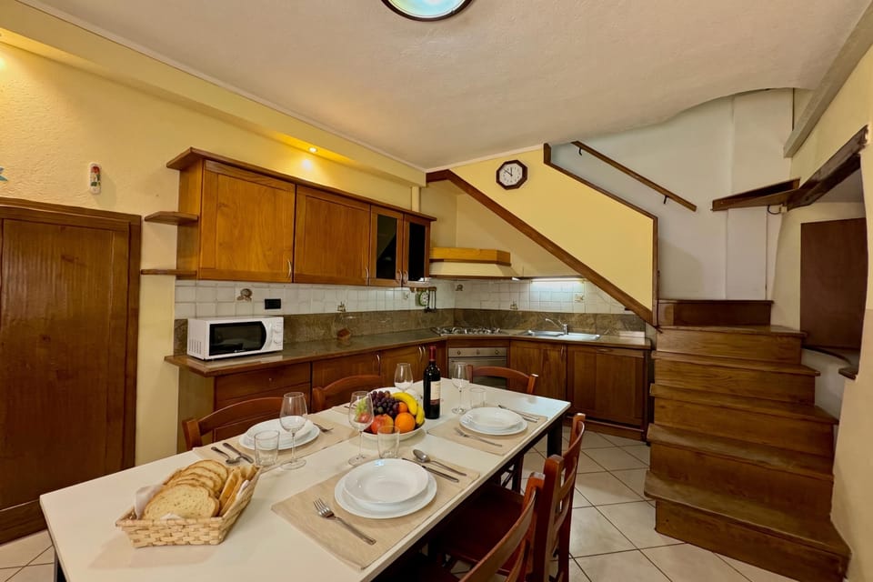 Kitchen and dining area