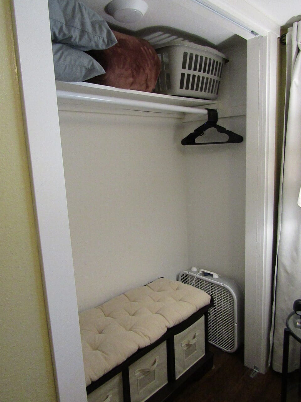 Bed #3 closet