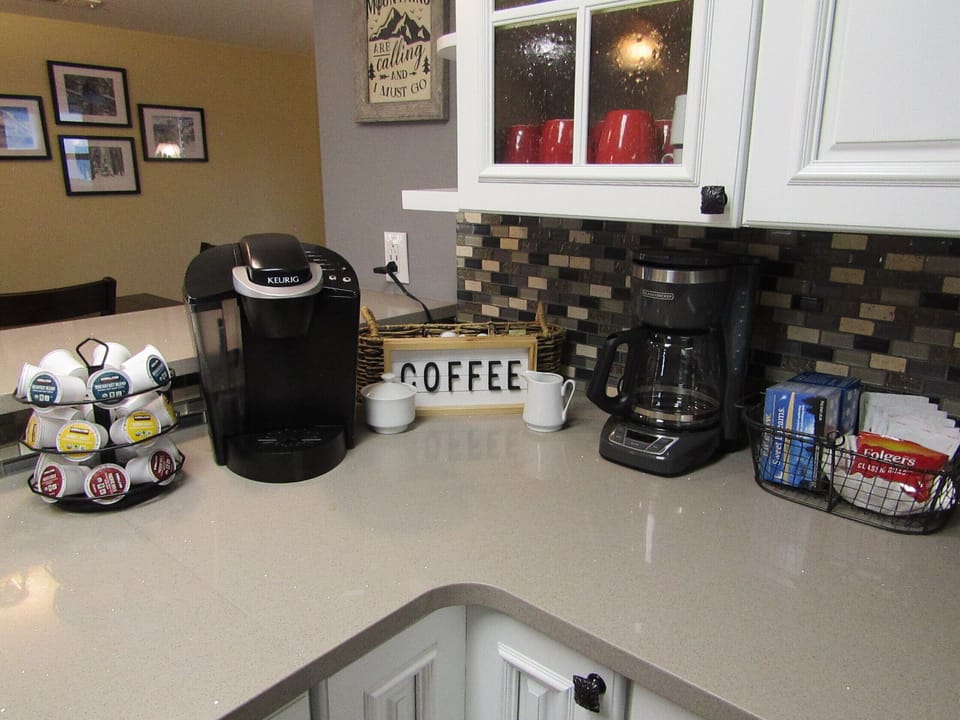 Complimentary coffee bar provided