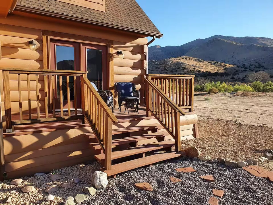 North west facing porch.