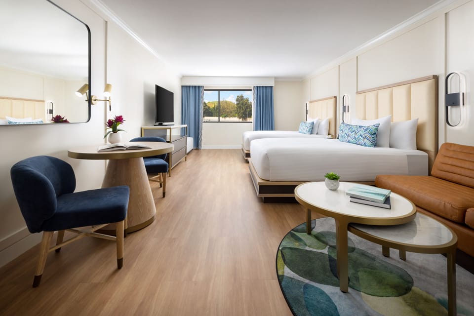 Return to an airy room designed for effortless relaxation.