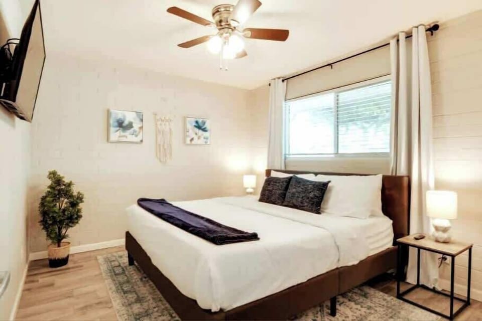 1. Guest Bedroom  with 43" smart tv 