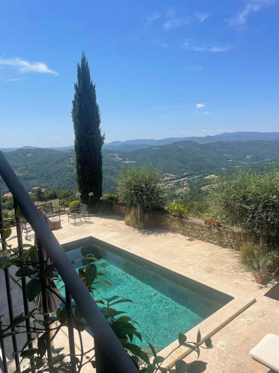 Striking pool area with gorgeous views