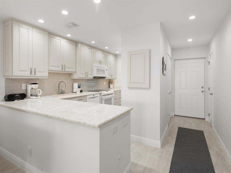 Bright White Kitchen