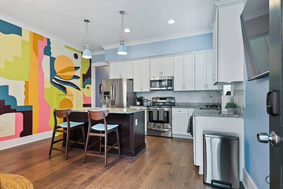 Art-Filled Retreat - Let your imagination run free in this eye-catching, energetic home. 