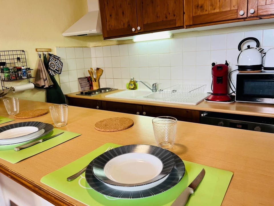 kitchen, sink, dining room