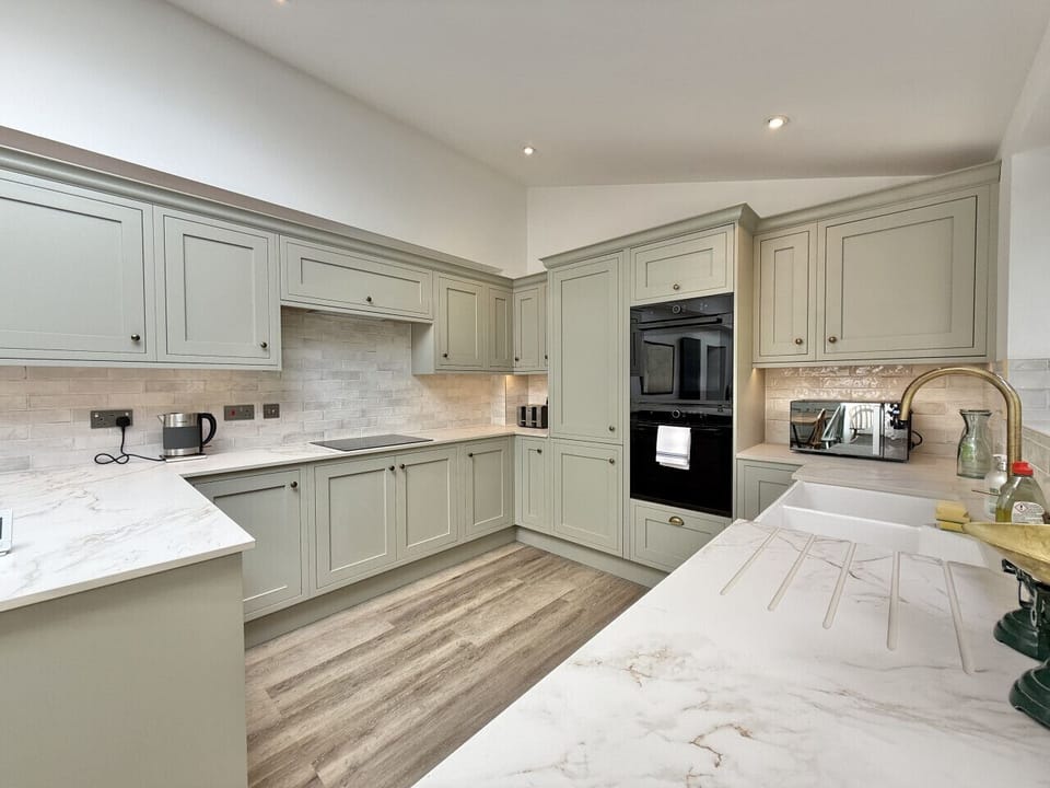 Open plan kitchen/diner with garden access