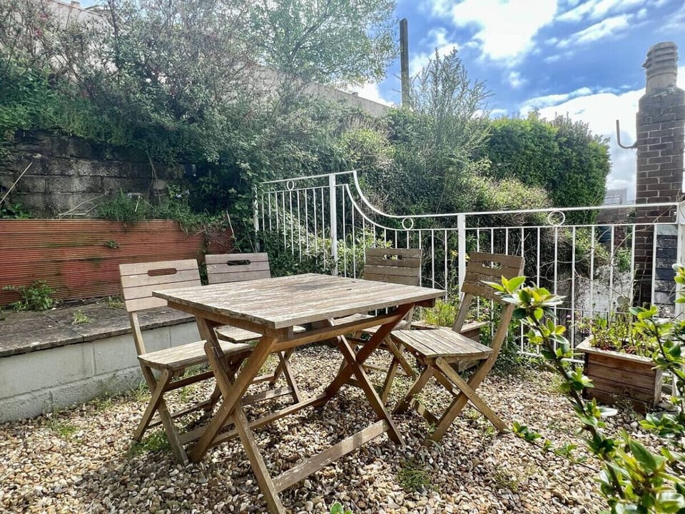 Outside dining space