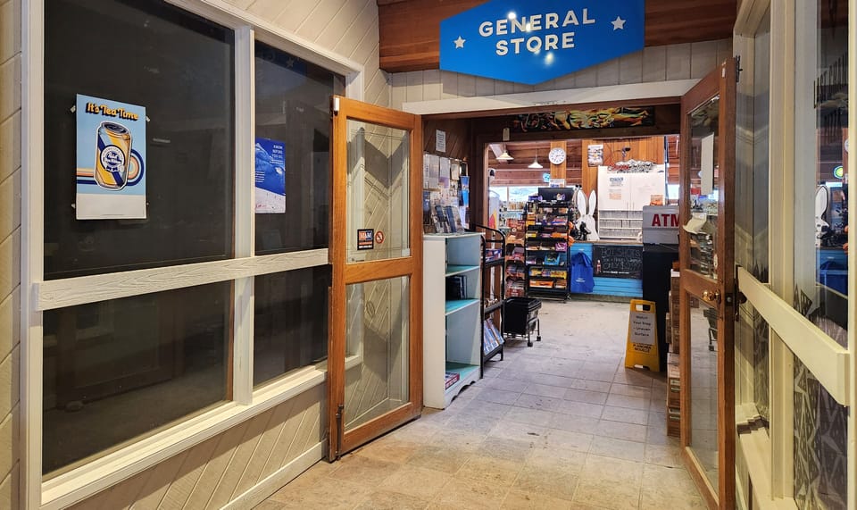 General store located downstairs in our building for wine and supplies