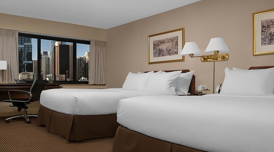 2 Double size beds; perfect for your vacation!