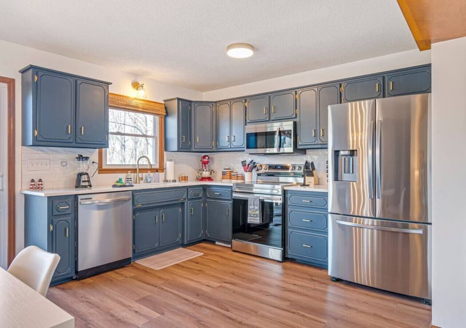 Prepare a delicious homemade meal for your guests in your cozy kitchen!