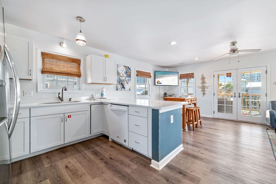 Upstairs kitchen