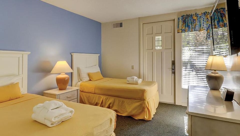 Settle in comfortably with two beds perfect for friends or family.
