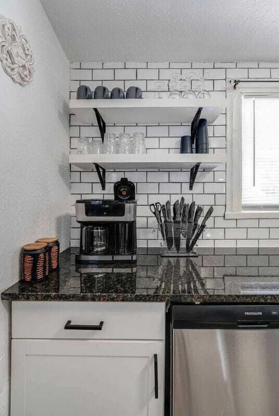 Dishwasher, Keurig Coffee Maker, full glassware sets