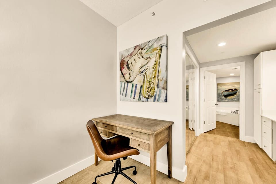 Desk area