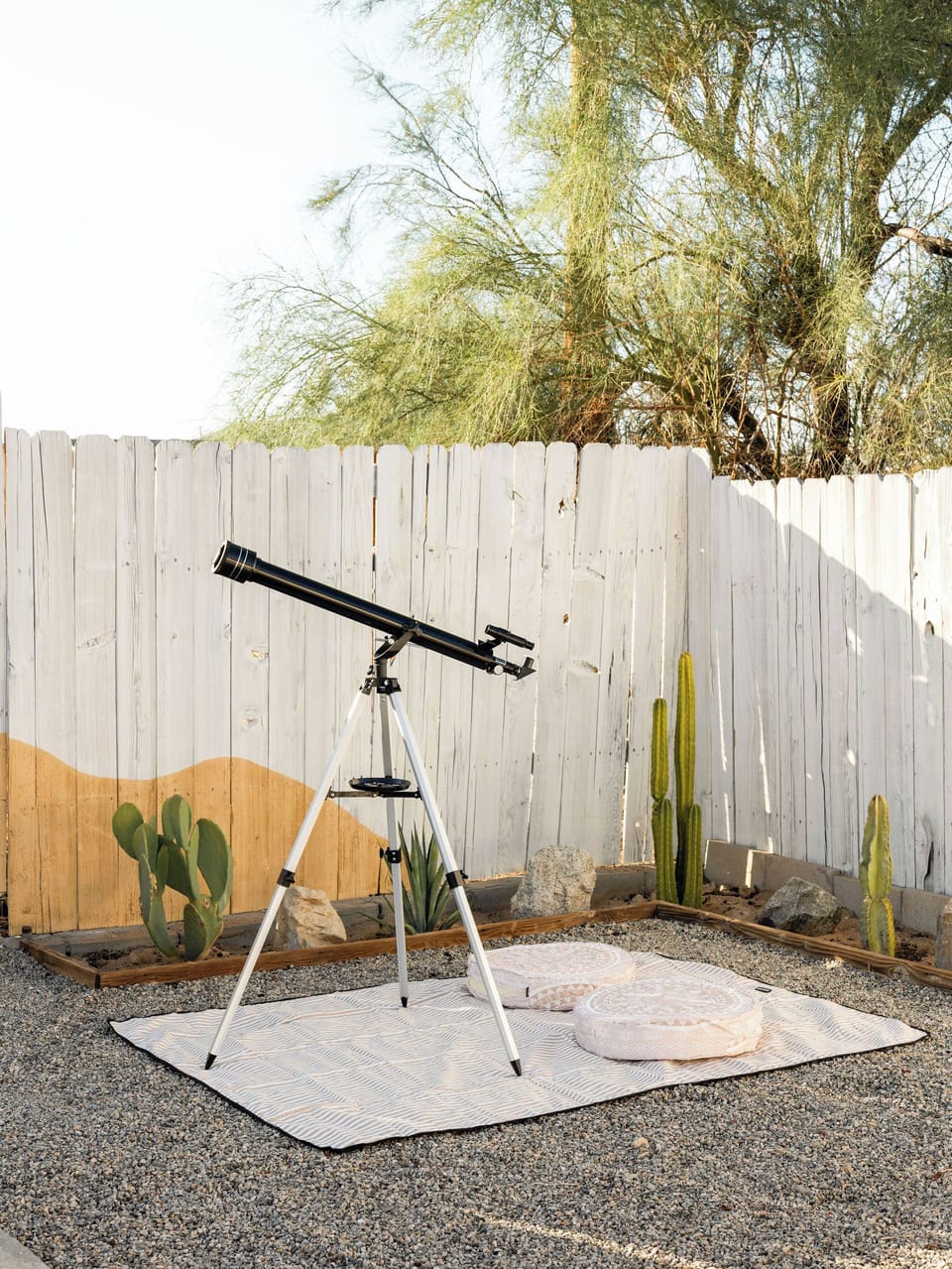 Telescope available for stargazing