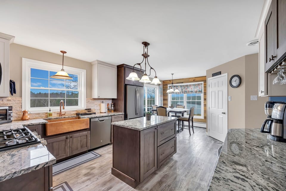 Indoors, Kitchen, Floor, Sink, Kitchen Island