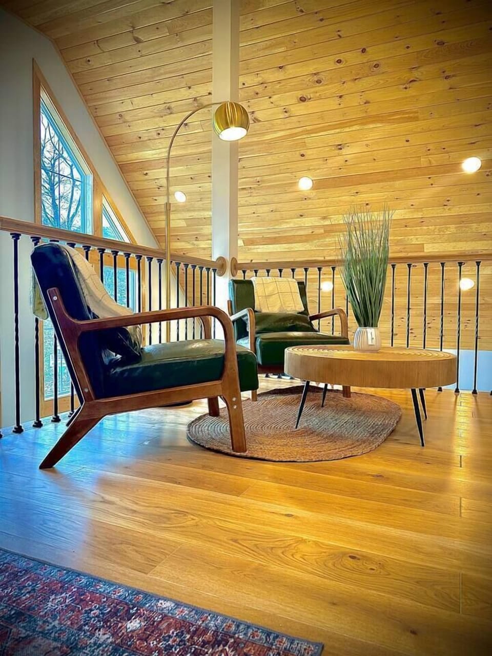 Loft seating area