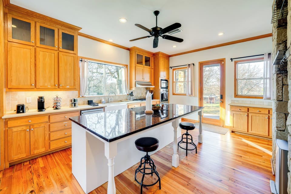 Kitchen | In-Unit Laundry | Central Heating & A/C