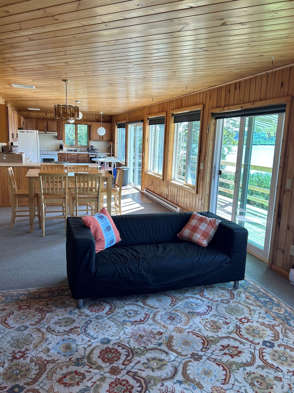 Living area , Dining Table and Kitchen 