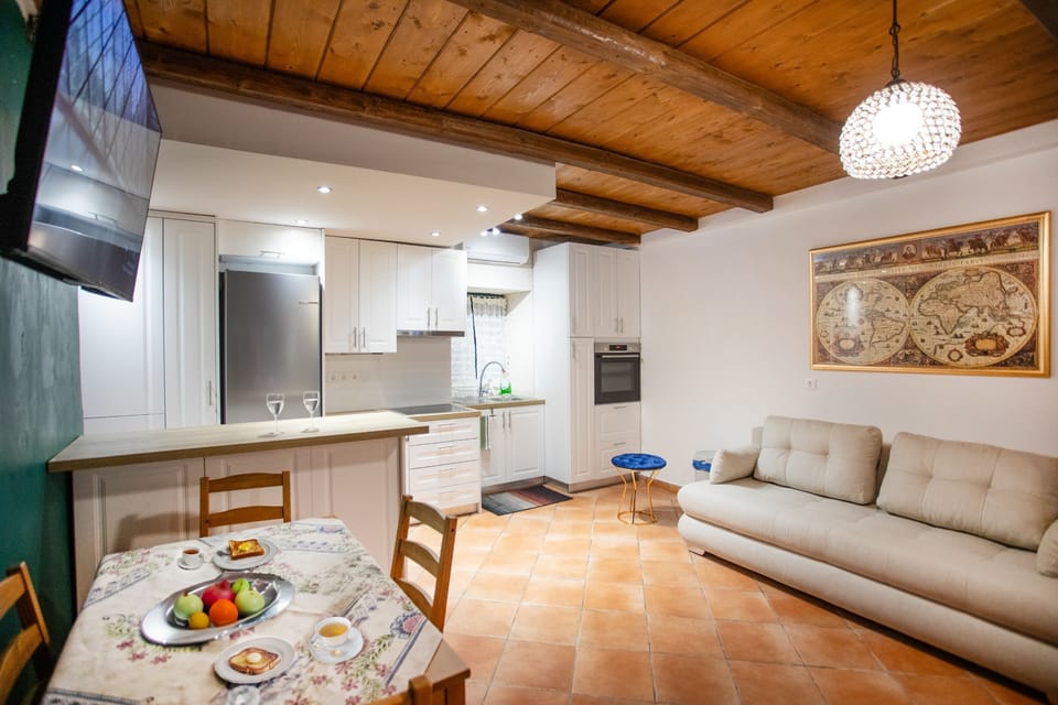 Dining and living area