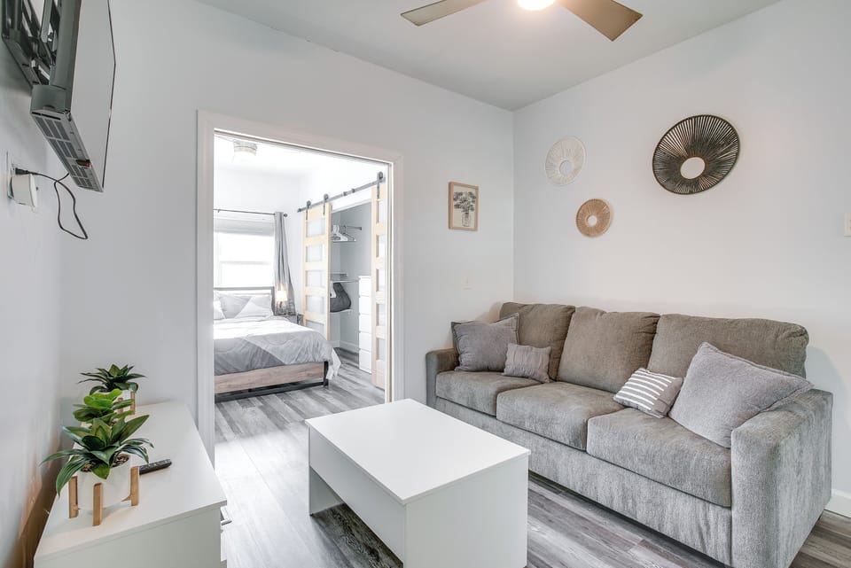 Logan Vacation Rental | 1BR | 1BA | 650 Sq Ft | Step-Free Access