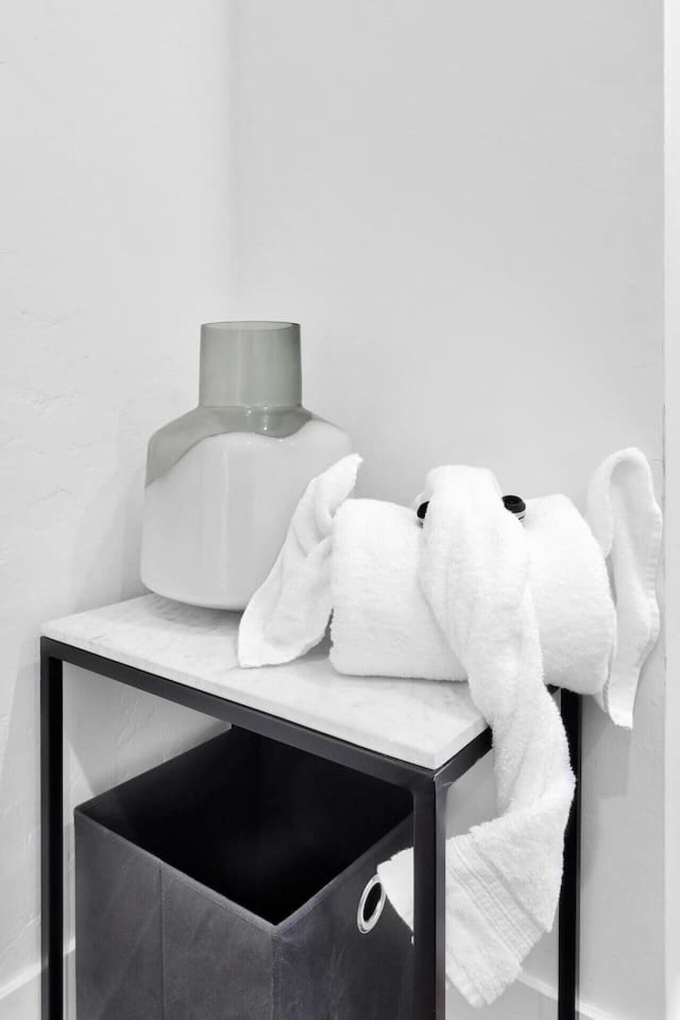 Extra stand space in bedroom