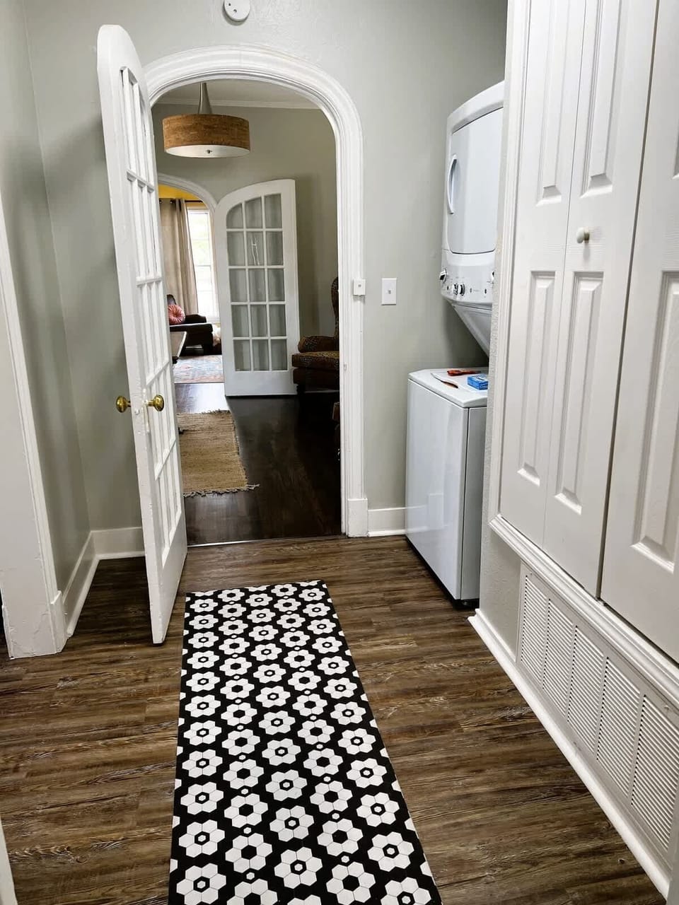 Hallway and Laundry area