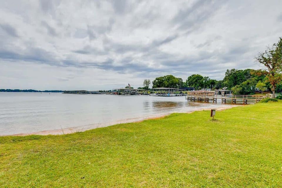 Nearby public beach area with serene views, perfect for relaxing and swimming.