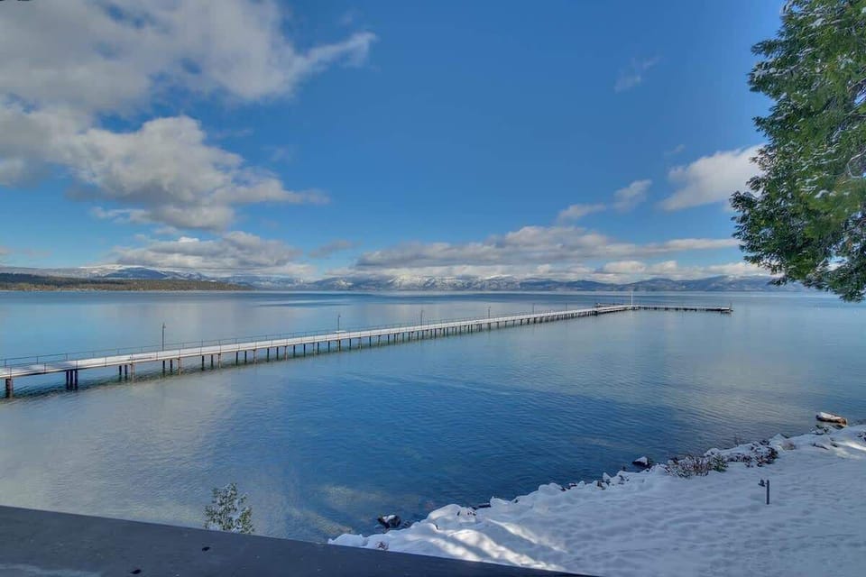 Tahoe Tavern Pier from lakefront path